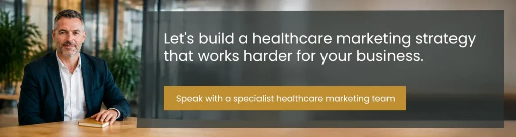Speak with a specialist healthcare marketing team