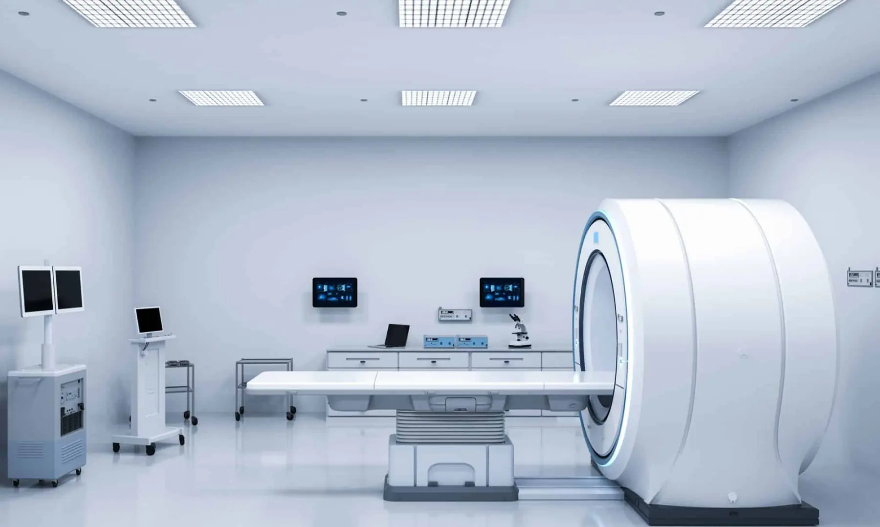 Medical Equipment for MedTech Marketing Medical equipment in a modern healthcare facility